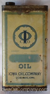 Iowa Oil Company Gallon Oil Can